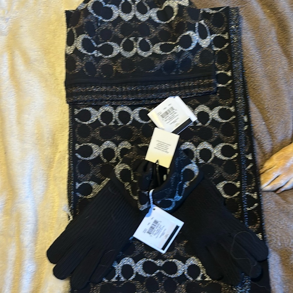 I have a coach hat, scarf, and gloves brand new tags still on